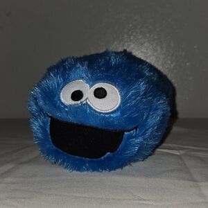 Cookie Monster Blue Furry Plush Toy